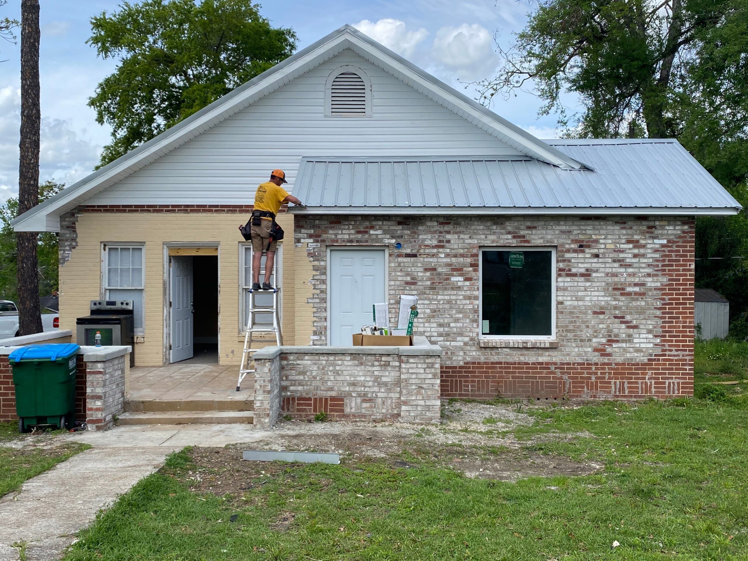 Exterior remodeling project