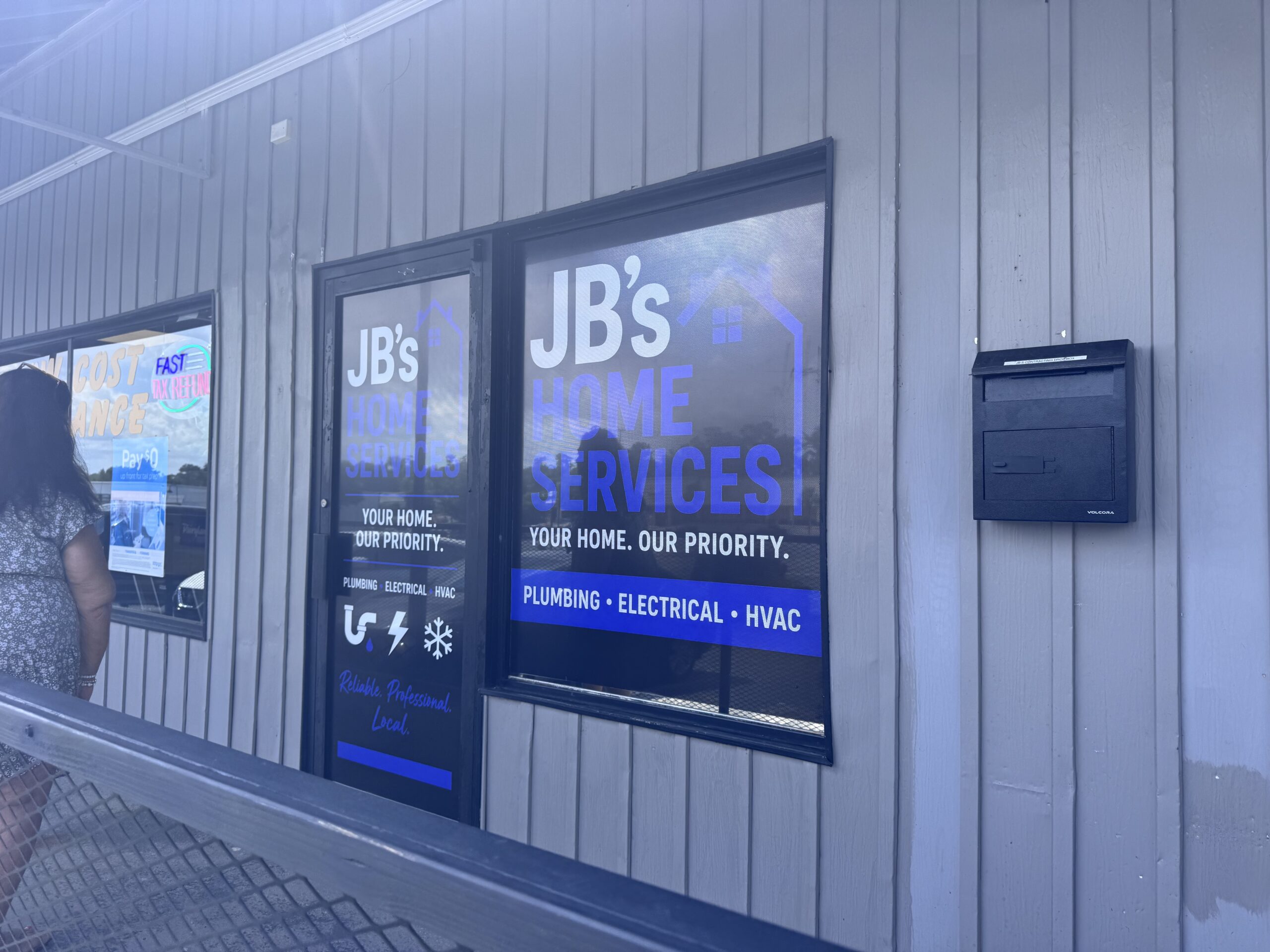 JB’s Home Services office entrance