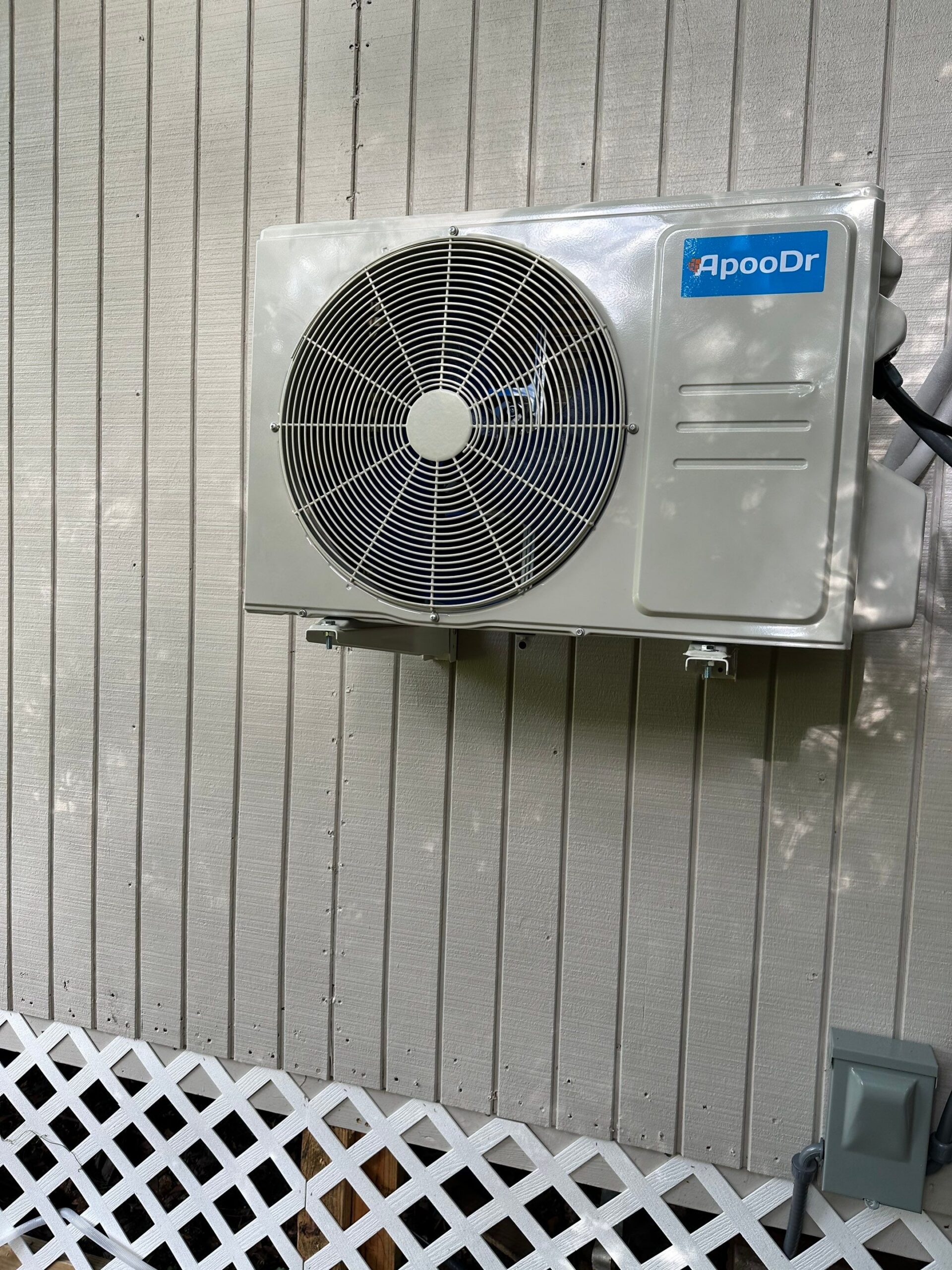 Wall-mounted mini-split outdoor unit