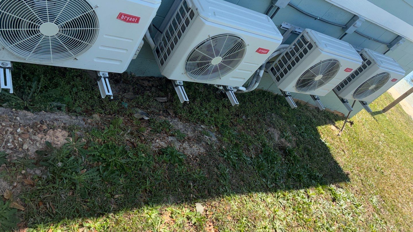 Wall-mounted outdoor cooling units